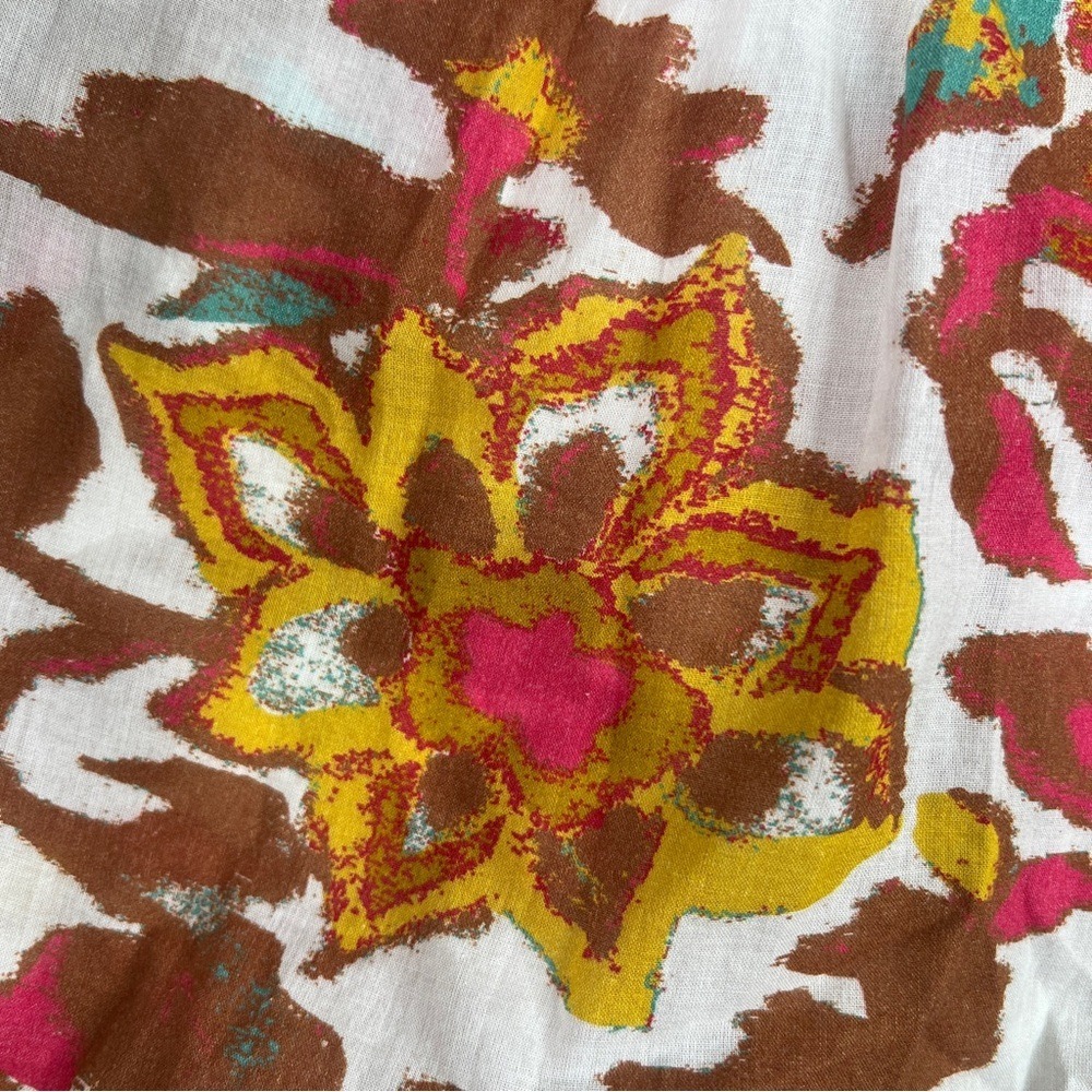 Cleobella Zola Blouse Women's Large Shea Multi Floral Art Print MSRP $296 - Picture 6 of 17